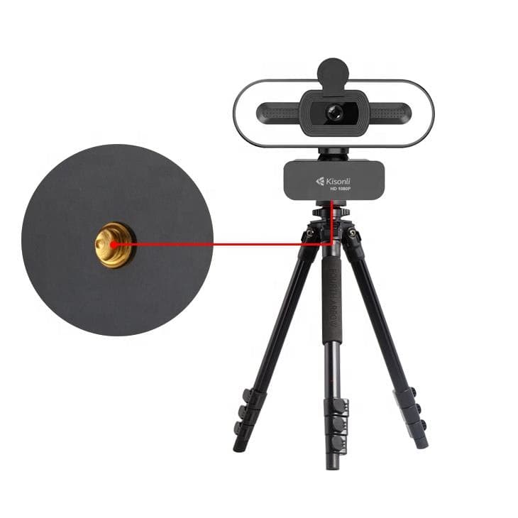 Webcam Kisonli HD 1080P avec Microphone Intégré