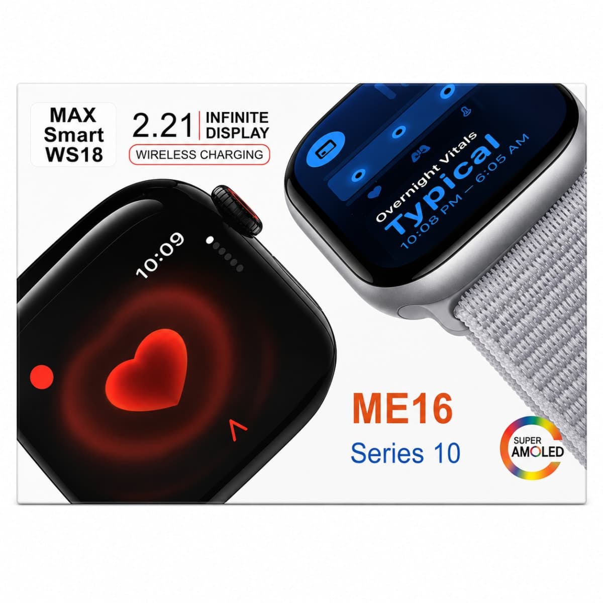 Montre Connectée ME16 Series 10 Super AMOLED 2.21"
