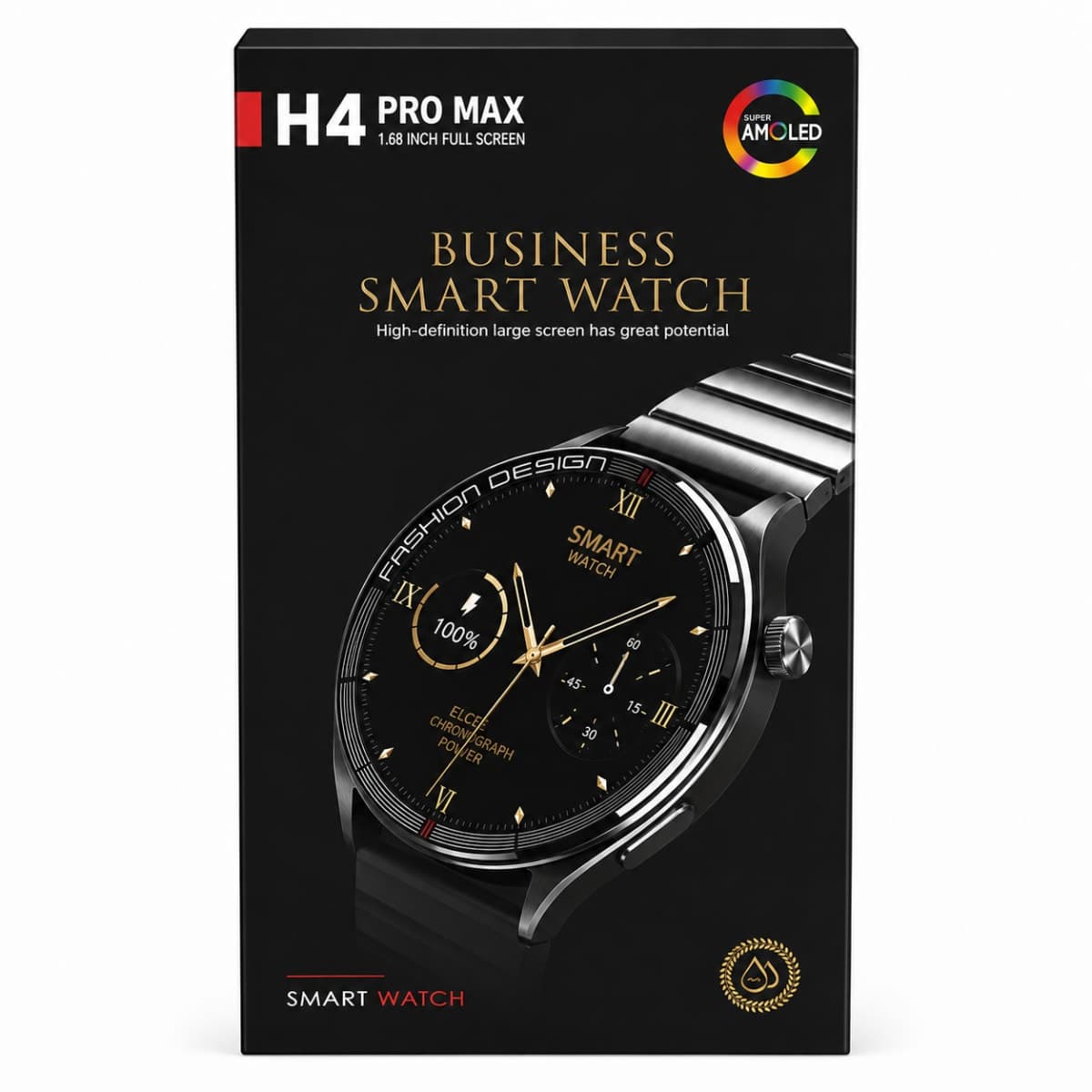 Montre Connectée H4 Pro Max AMOLED 1.68" Business Edition